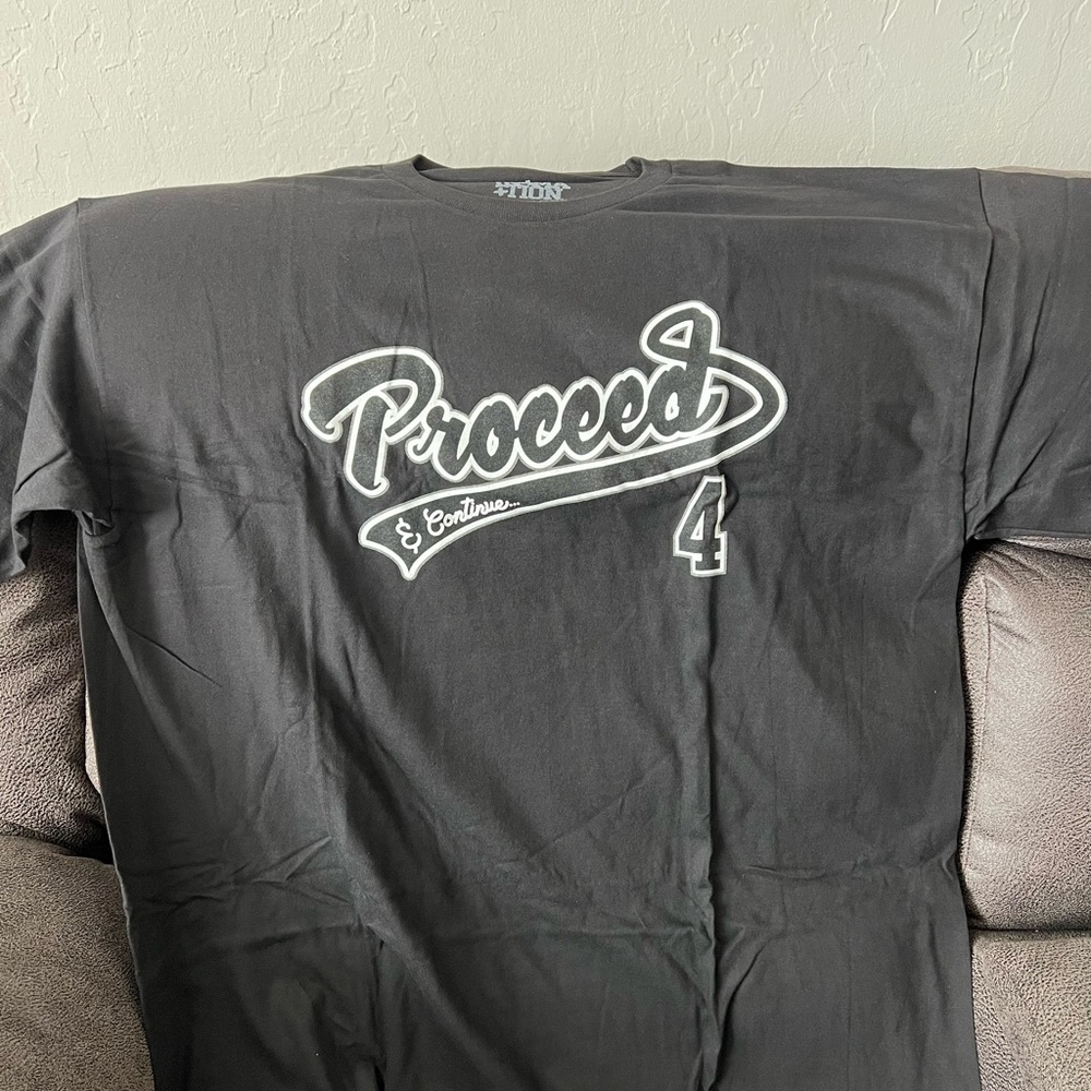 In4mation Proceed & Continue Baseball Tee